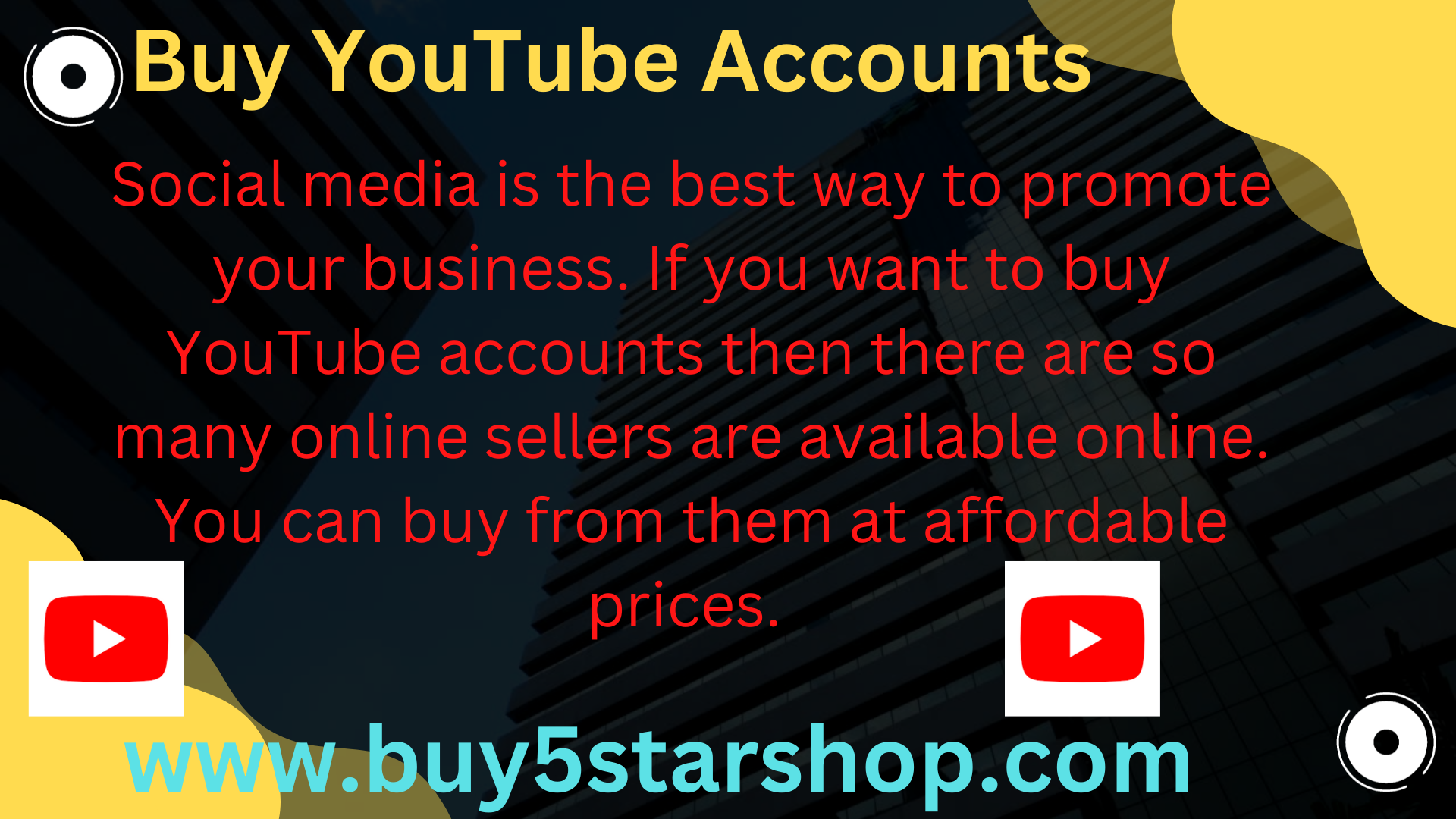 Buy YouTube Accounts 