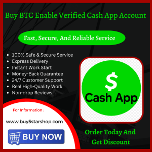 Buy Verified Cash App Accounts - BTC Enabled Verified & Fast Delivery