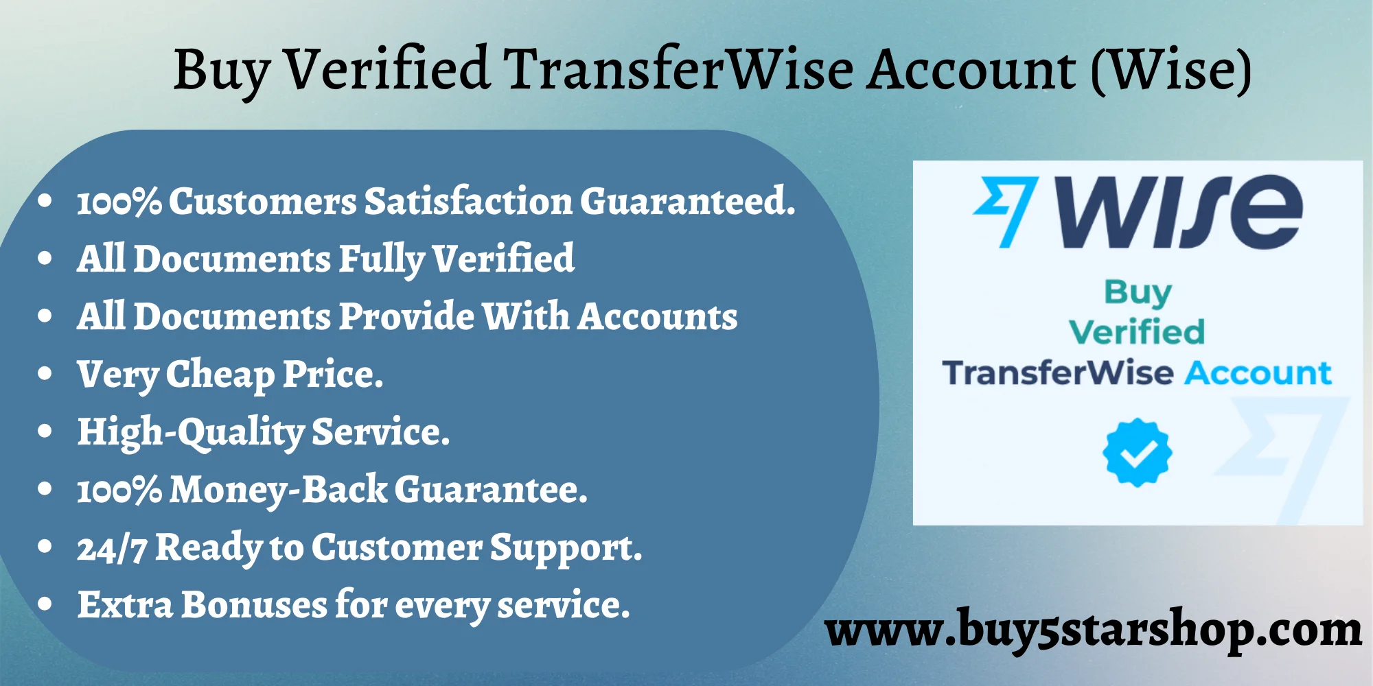 Buy Verified TransferWise Account (Wise)